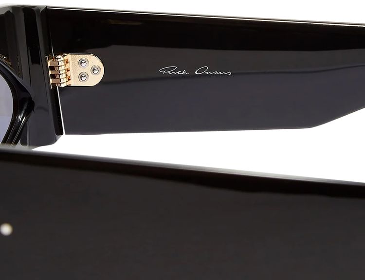 Rick Owens Shield Sunglasses Black