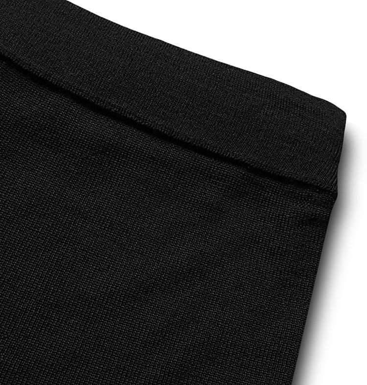 Rick Owens Merino Wool Track Pants Black