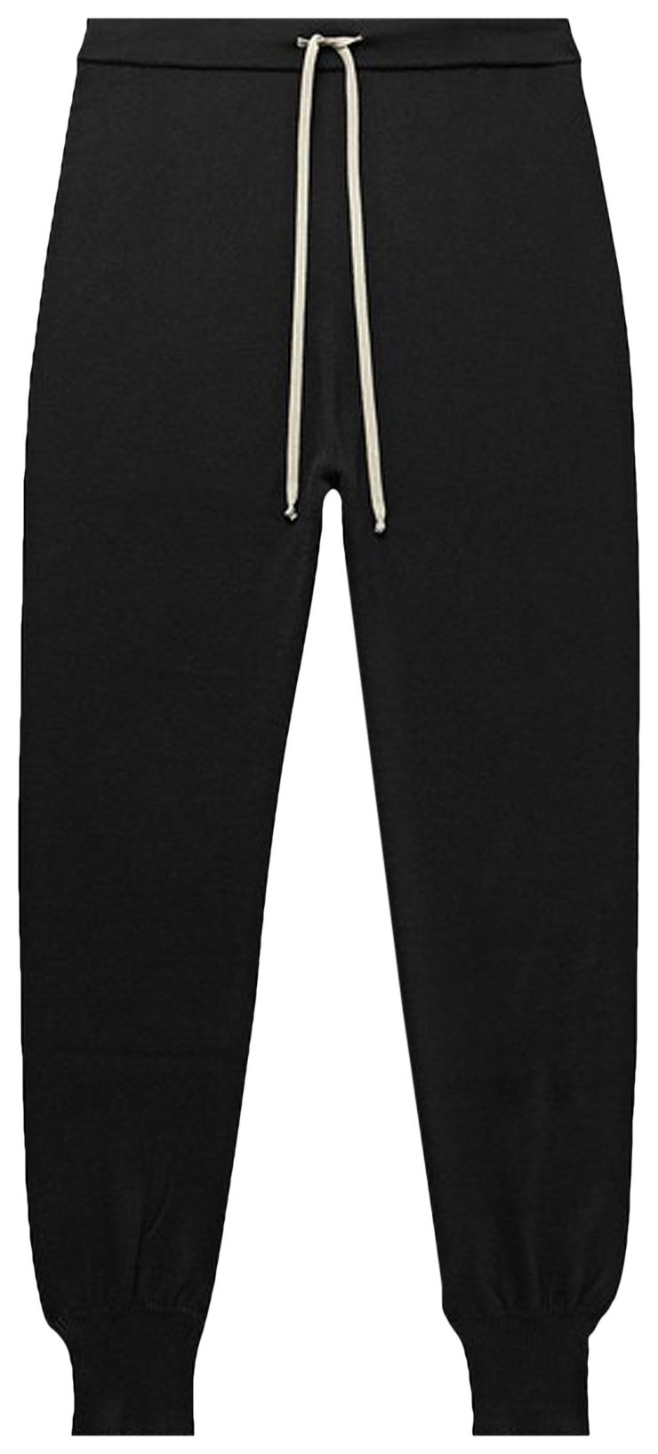 Rick Owens Merino Wool Track Pants Black