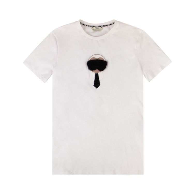 Fendi x Karl Lagerfeld Karl Monster T Shirt White