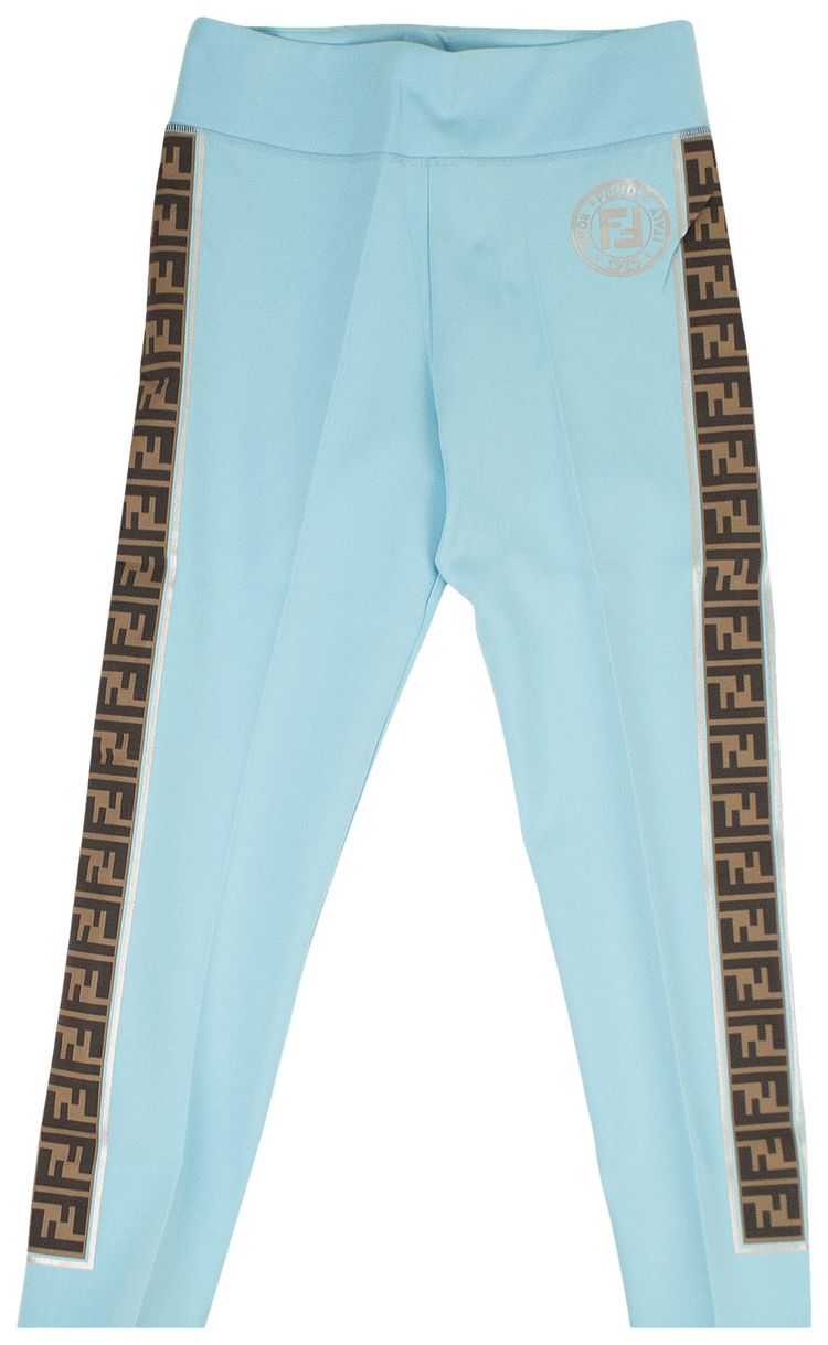 Fendi Fendirama Fitness Leggings Blue