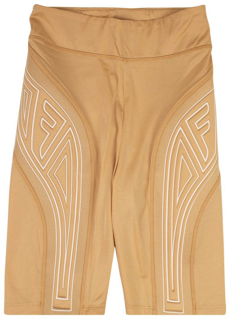 Fendi FFreedom Cycling Shorts Tan