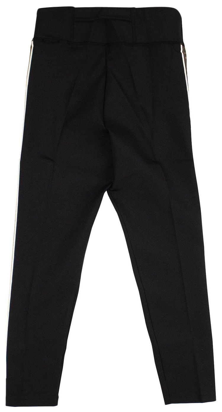 Fendi Logo Tape Fitness Leggings Black