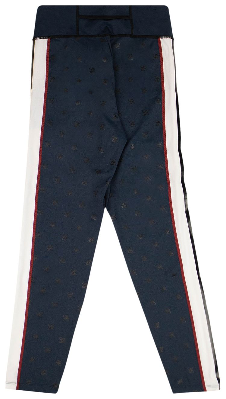 Fendi All Over Logo Fitness Leggings Blue