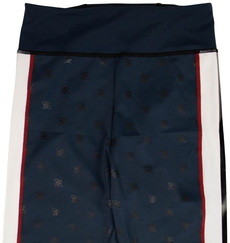 Fendi All Over Logo Fitness Leggings Blue