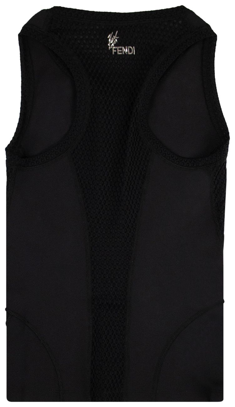 Fendi x Karl Lagerfeld Canotta Fitness Tank Top Black