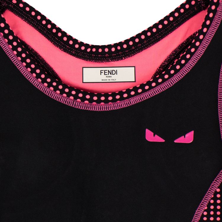 Fendi Canotta Wonders Fitness Tank Top BlackPink
