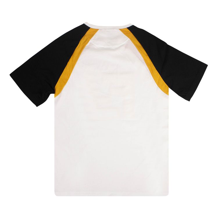 Fendi FF Logo Short Sleeve Raglan T Shirt WhiteBlack