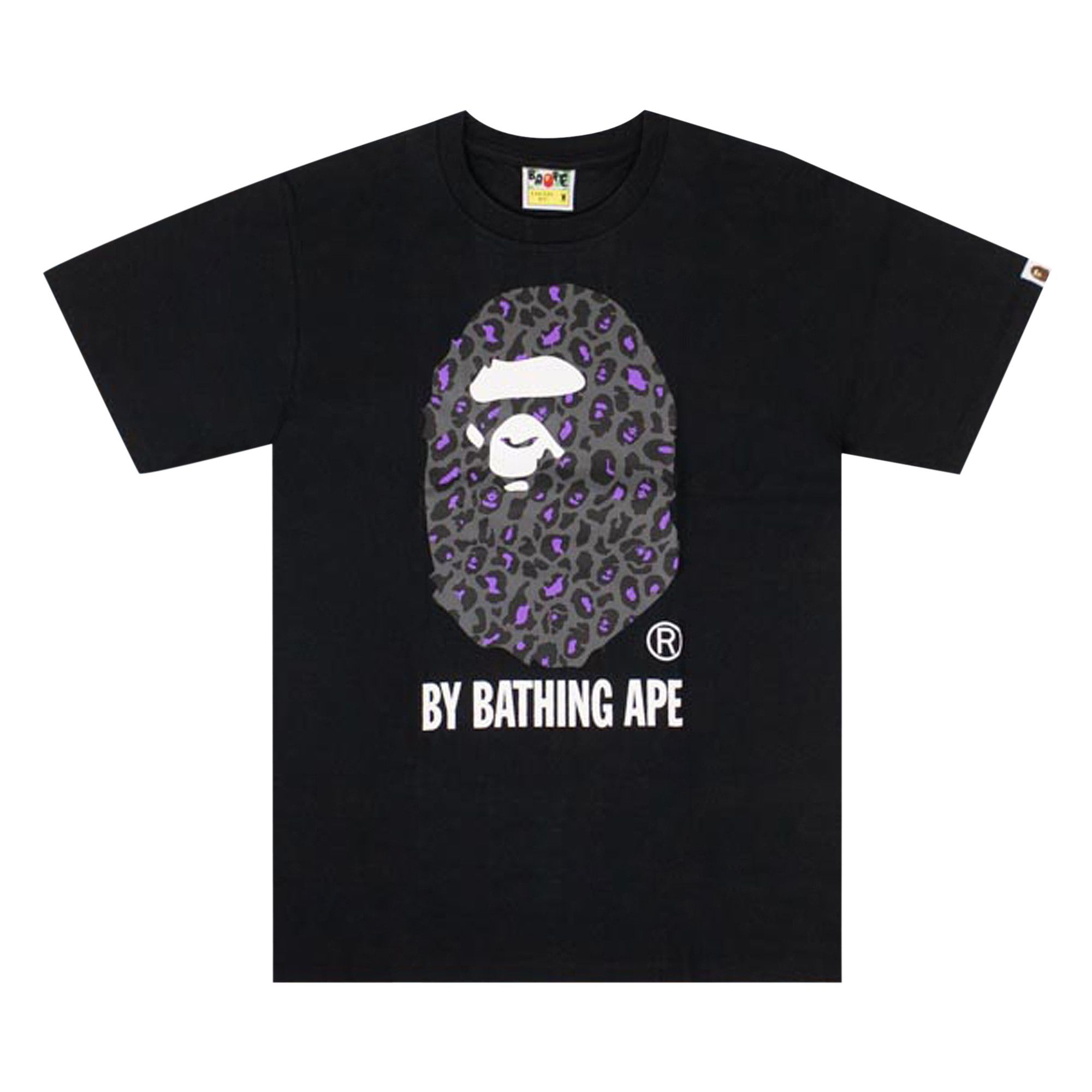 Buy BAPE Leopard Big Ape Head Tee 'Black' - 1G80 110 060 BLACK | GOAT