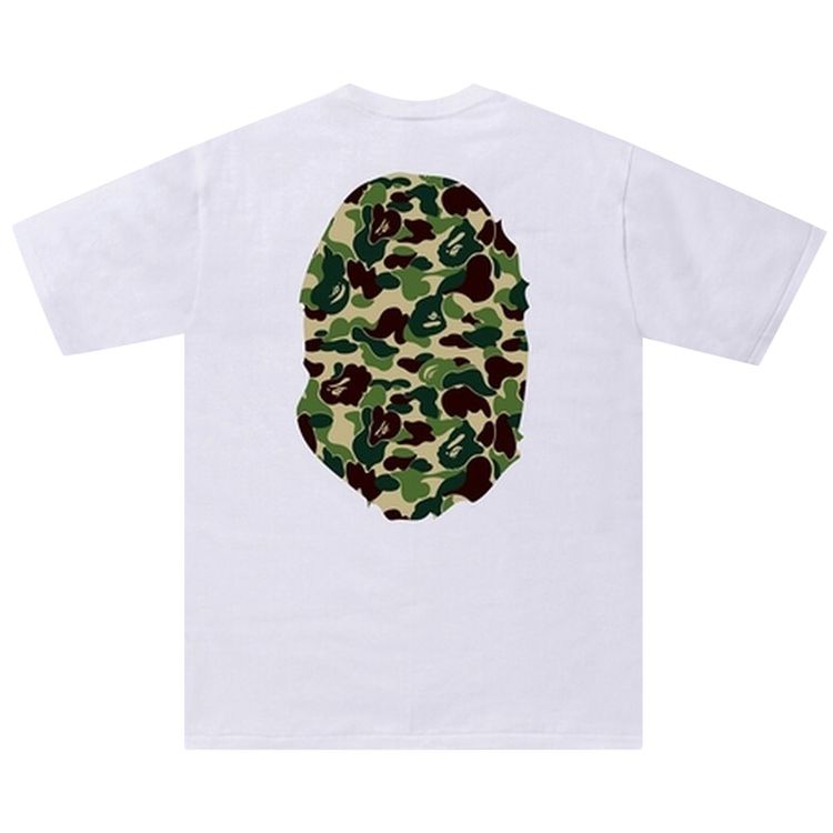 BAPE ABC Camo Big Ape Head Tee WhiteGreen