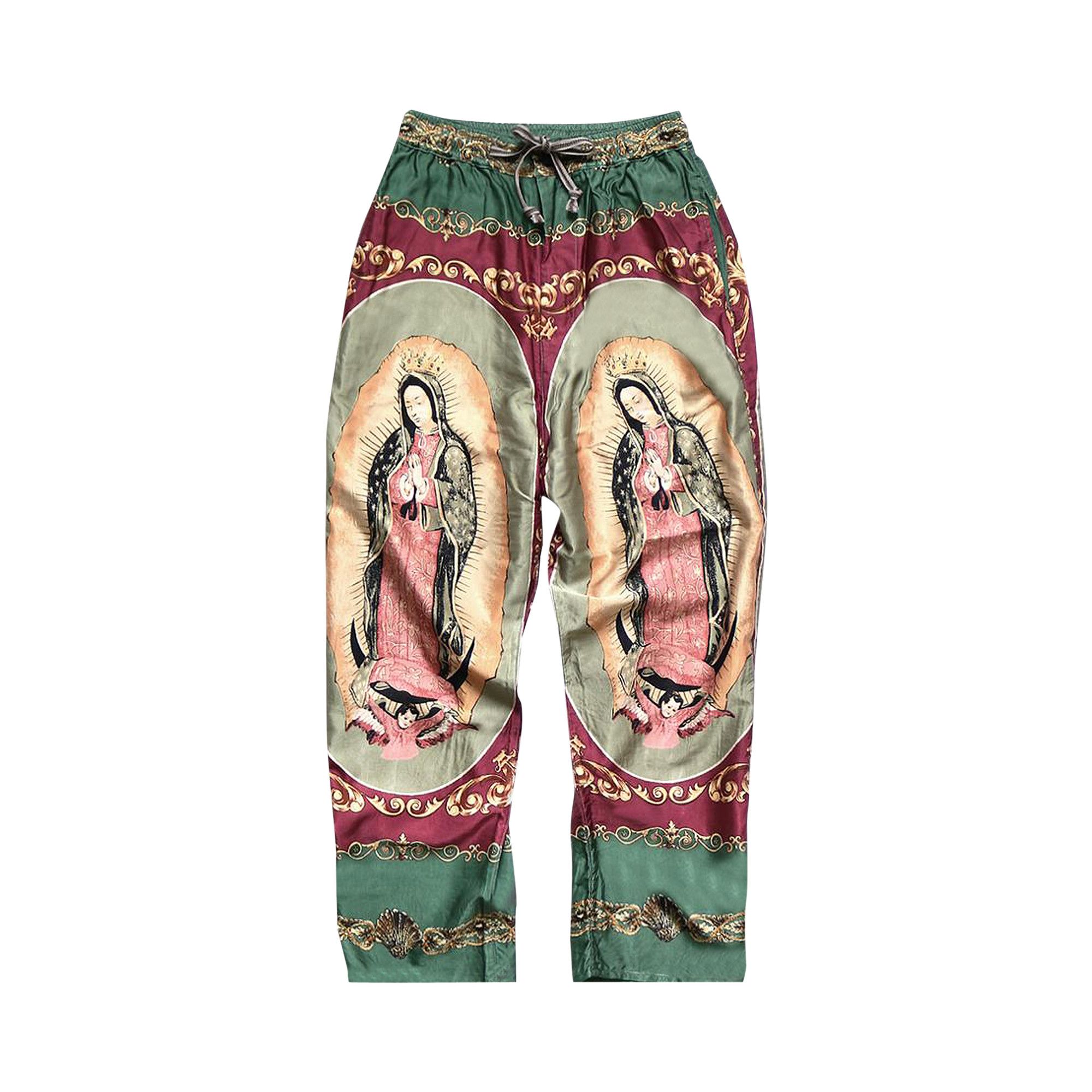 Buy Kapital Virgin Mary Easy Pants 'Green' - KOR2002LP14 GREE | GOAT