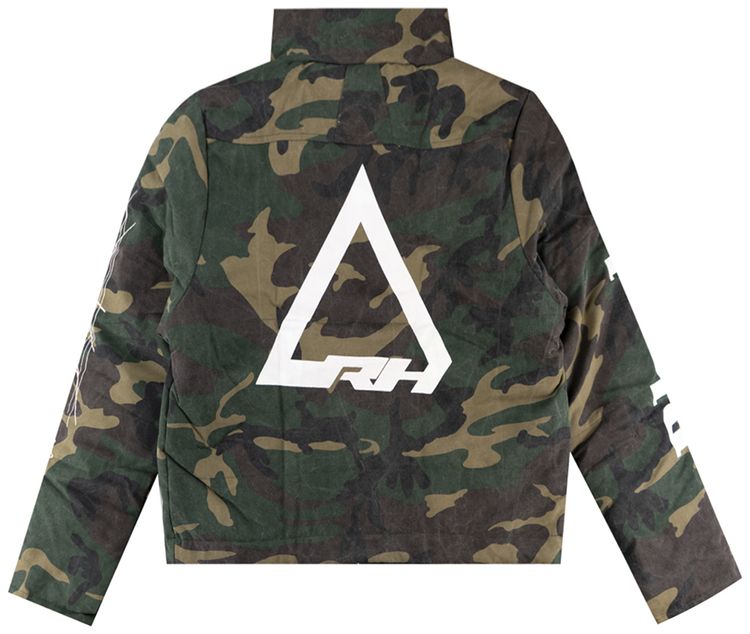 Rhude Puffer Coat Camo