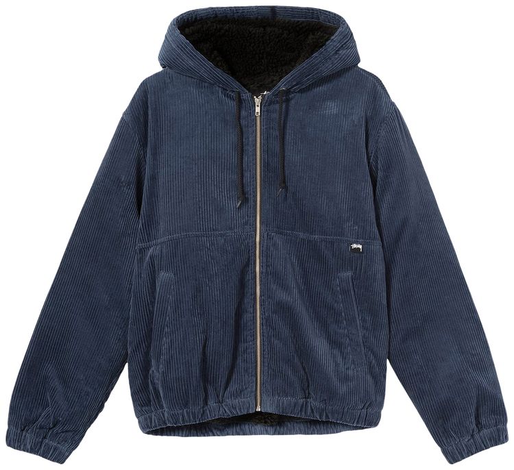 Stussy Wide Wale Work Jacket Navy
