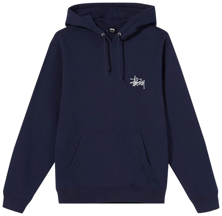 Stussy Basic Hoodie Navy