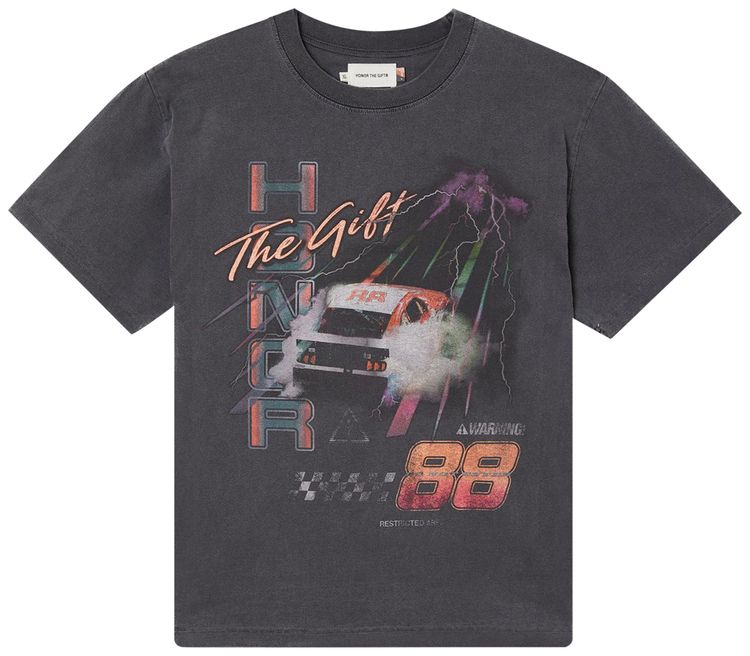 Honor the Gift Grand Prix T Shirt Vintage Black