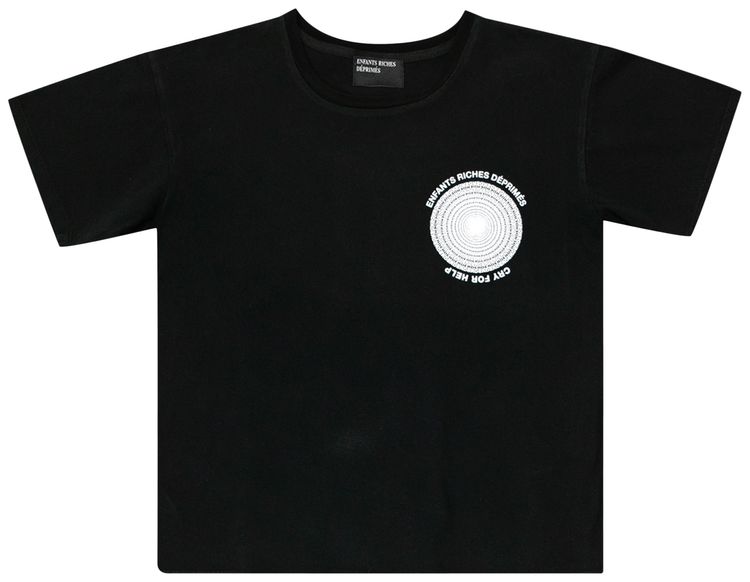 Enfants Riches Deprimes Cry For Help T Shirt BlackWhite