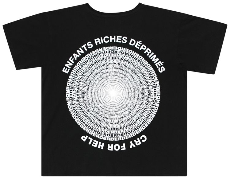 Enfants Riches Deprimes Cry For Help T Shirt BlackWhite