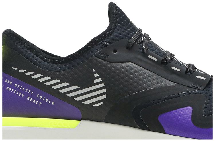 Nike Odyssey React Shield 2 Black Voltage Purple