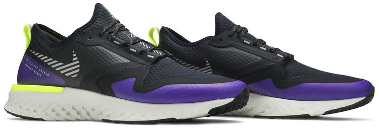 Nike Odyssey React Shield 2 Black Voltage Purple