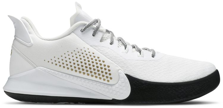 Nike Mamba Fury White Metallic Gold