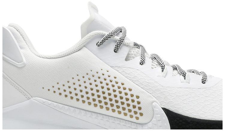 Nike Mamba Fury White Metallic Gold