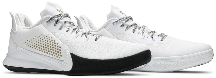 Nike Mamba Fury White Metallic Gold