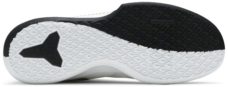 Nike Mamba Fury White Metallic Gold