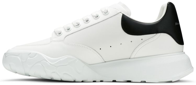 Alexander McQueen Wmns Oversized Court Trainer White Black