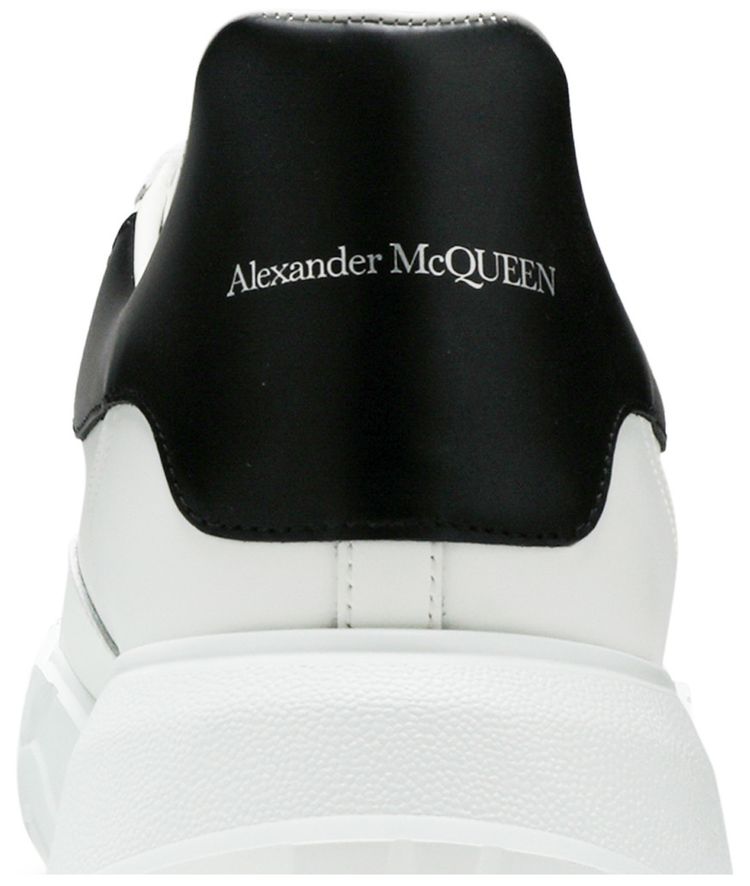 Alexander McQueen Wmns Oversized Court Trainer White Black