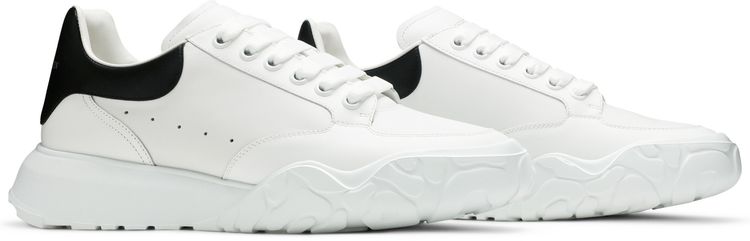 Alexander McQueen Wmns Oversized Court Trainer White Black