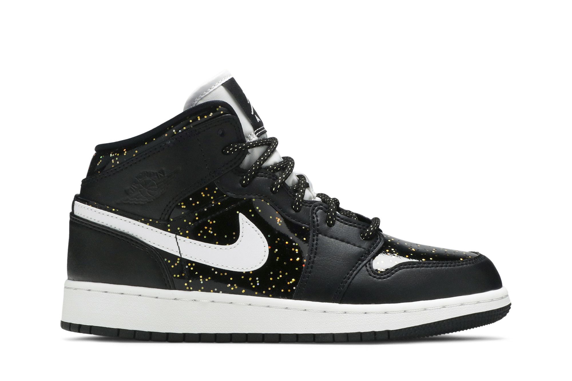 Black glitter jordans hot sale