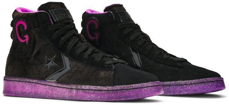 Joe Freshgoods x Converse Pro Leather High Black Purple