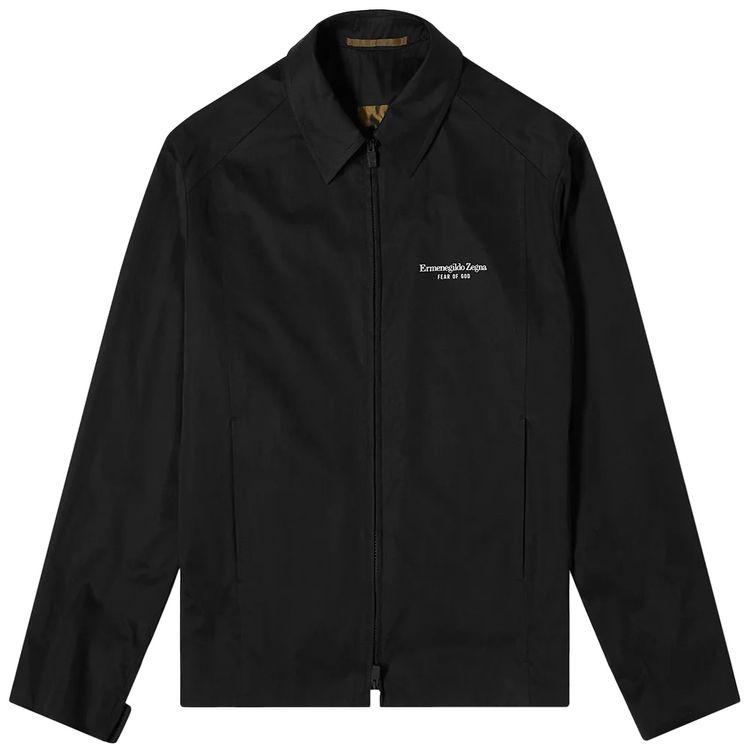 Fear of God Exclusively For Ermenegildo Zegna Bomber Jacket Black