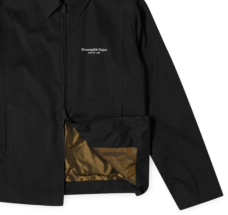 Fear of God Exclusively For Ermenegildo Zegna Bomber Jacket Black