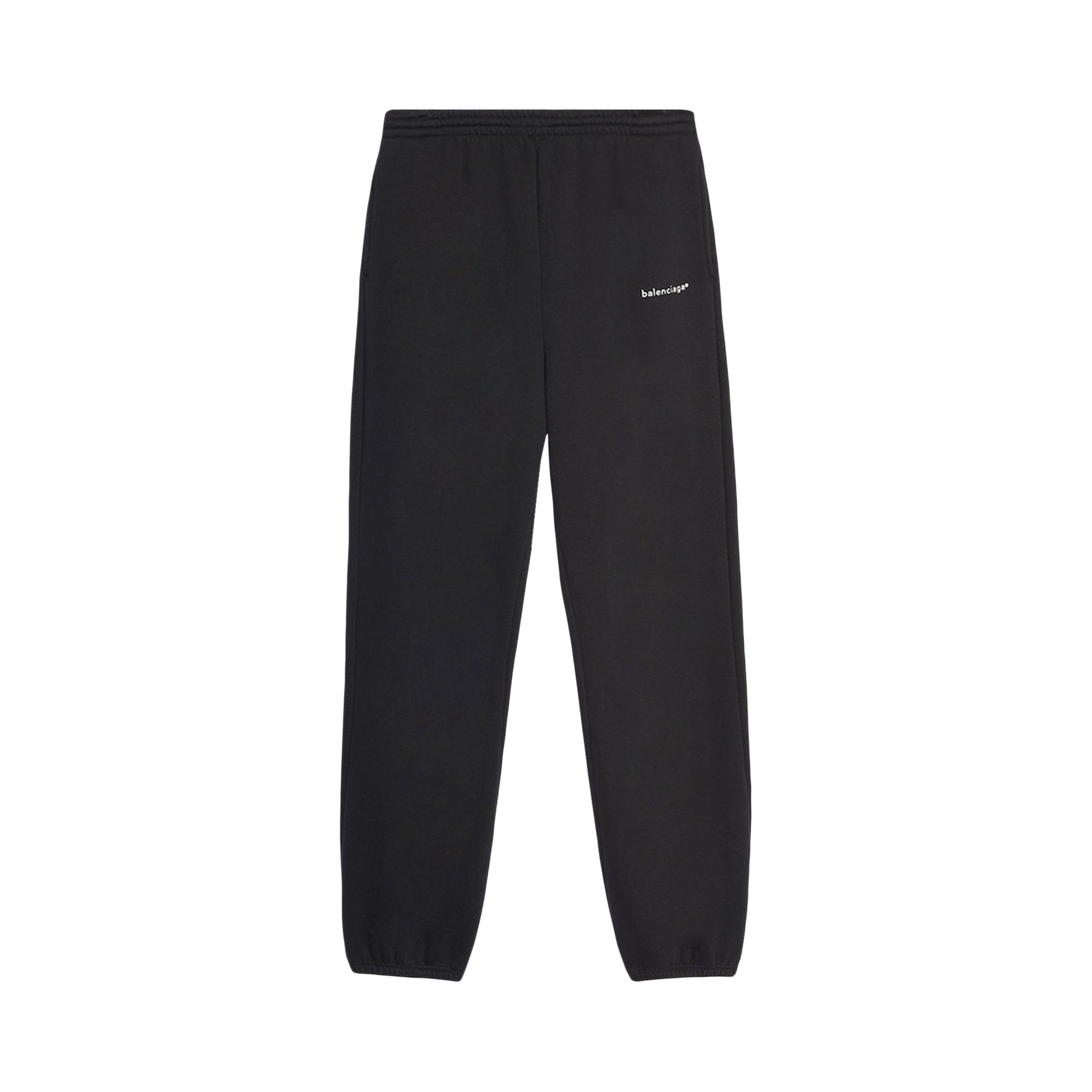 Buy Balenciaga Logo Sweatpants 'Black' - 556134 TDV04 1000 | GOAT