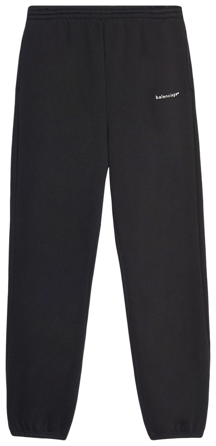 Balenciaga Logo Sweatpants Black