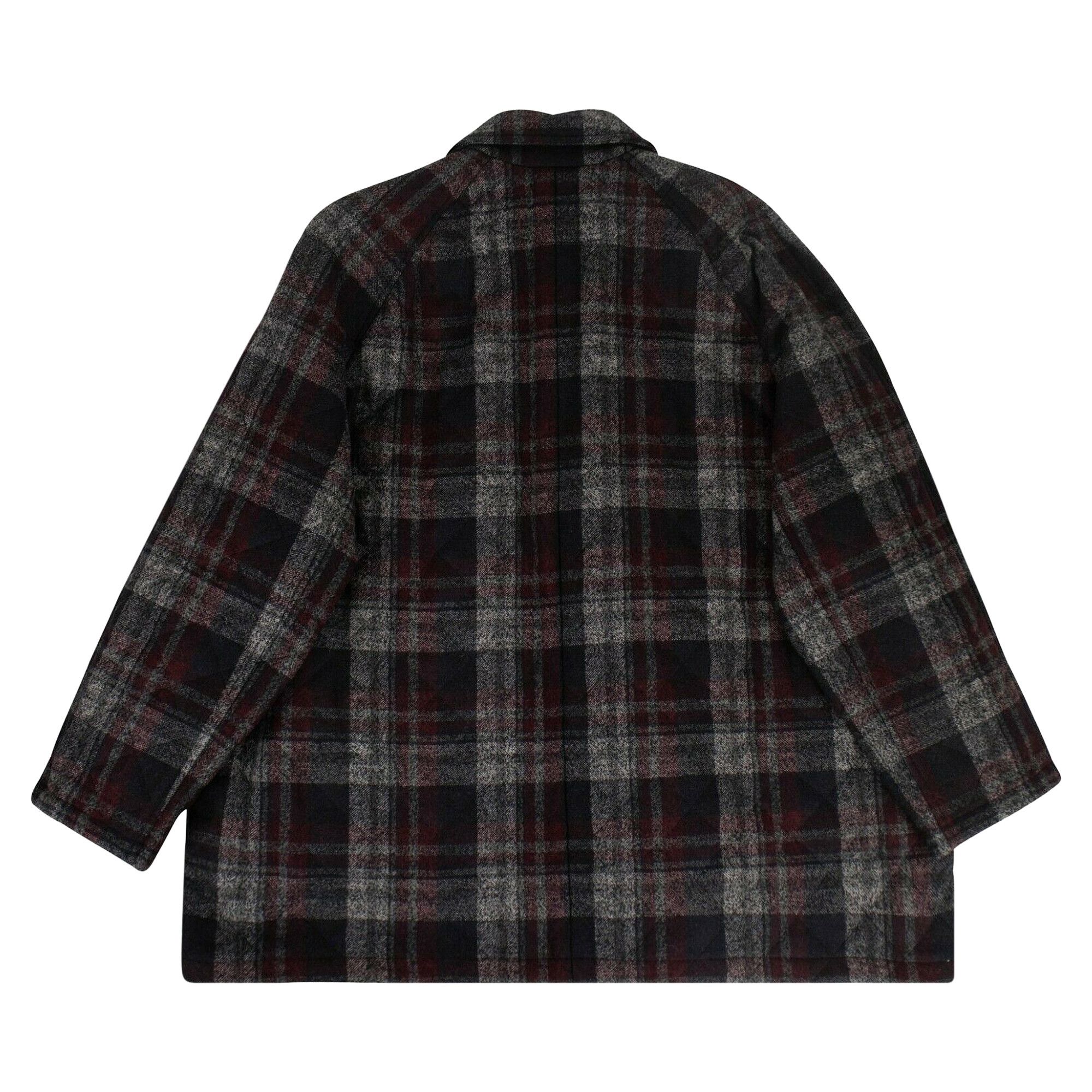 Balenciaga plaid coat sales