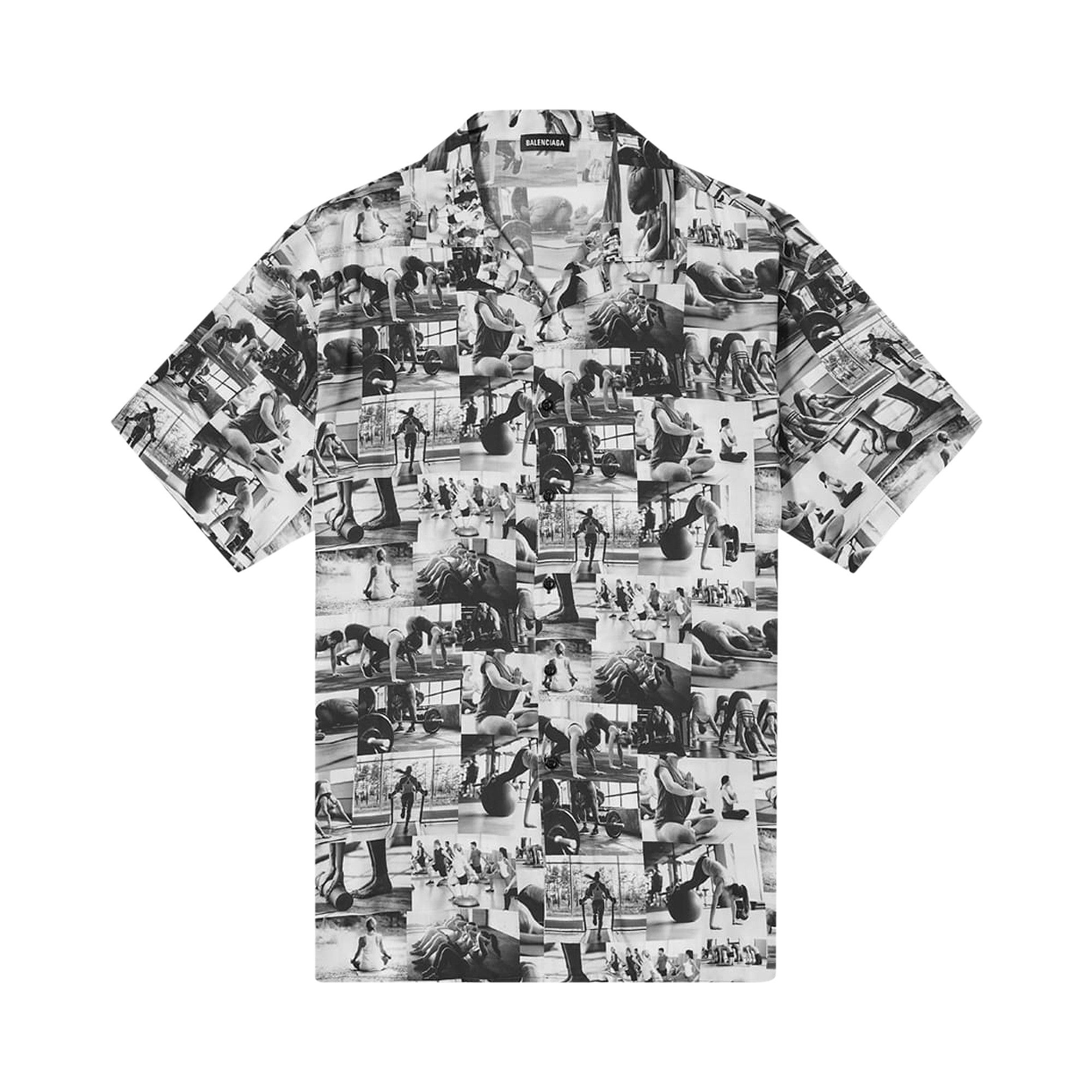 BALENCIAGA 19SS Yoga Print Shirt 開襟シャツ 【公式通販】