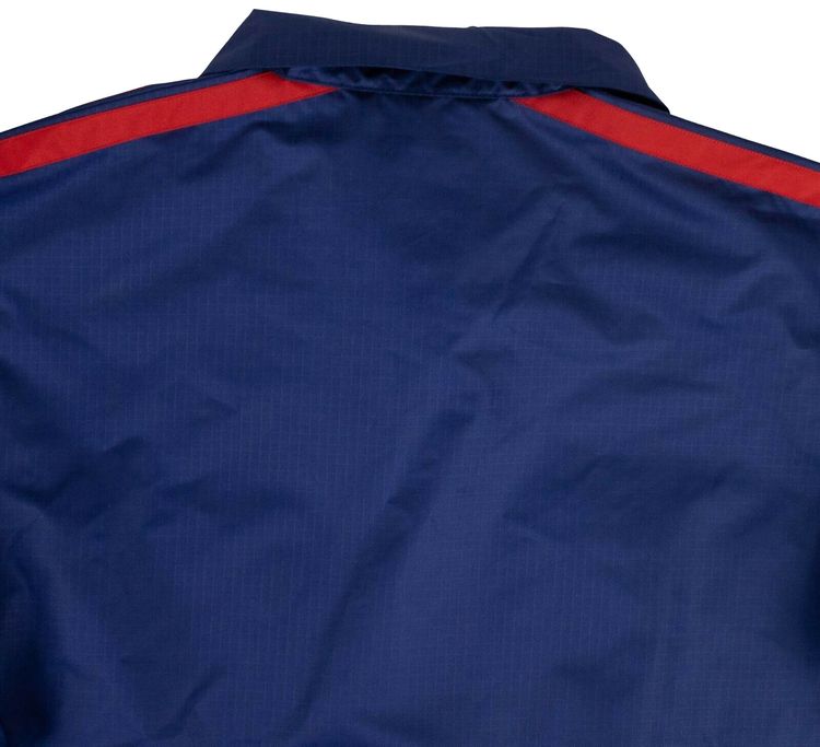 Balenciaga Logo Zip Up Jacket BlueRed