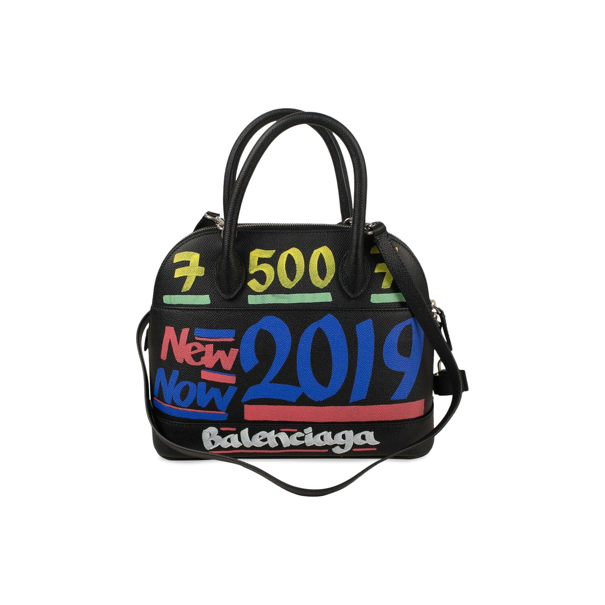 Buy Balenciaga Graffiti Ville Top Handle Shoulder Bag Black 550645 0OTK3 1073 GOAT