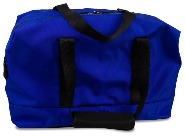 Balenciaga Contrast Strap Monogram Duffle Bag Blue