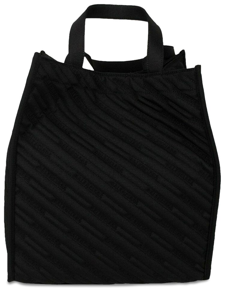 Balenciaga Quilted Market Shopper Bag Black