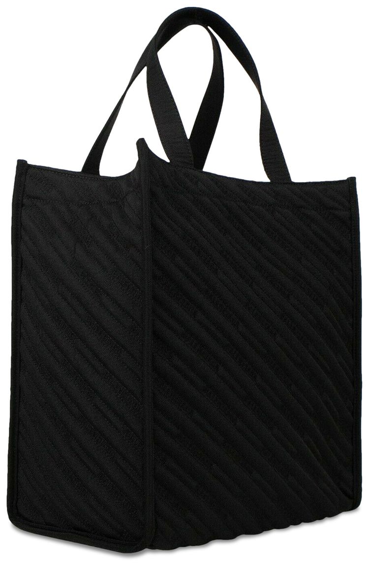 Balenciaga Quilted Market Shopper Bag Black