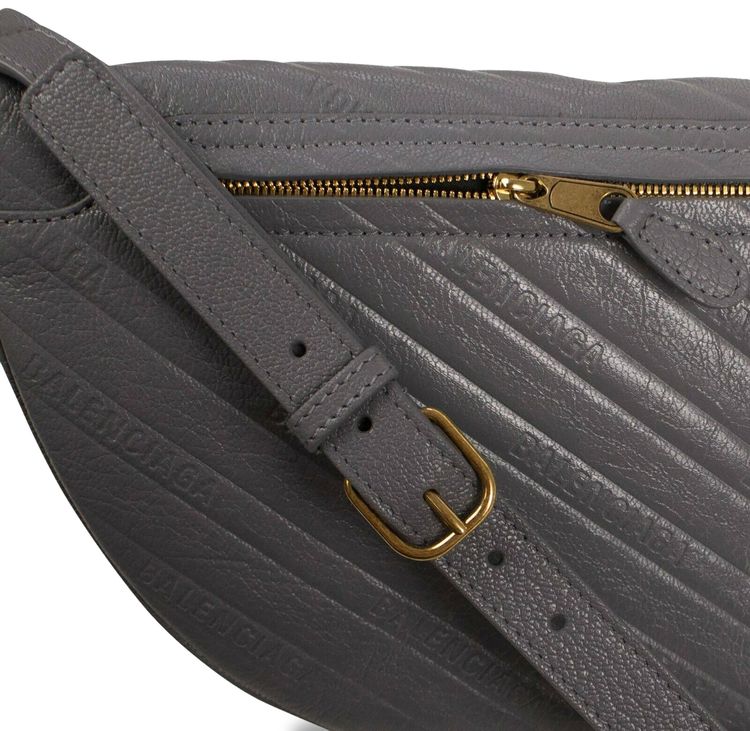 Balenciaga Charmed Souvenir Belt Bag Grey