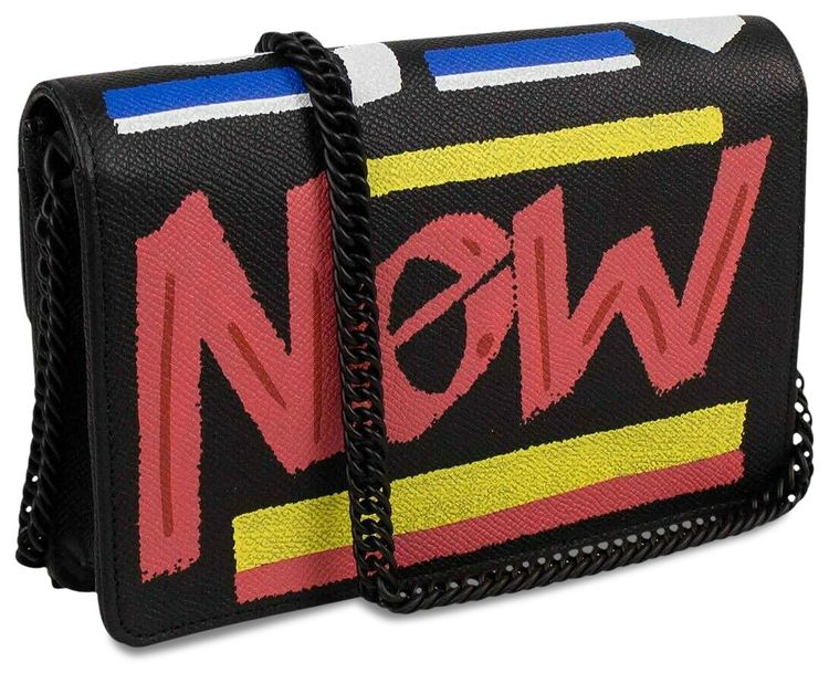 Balenciaga Paris Chain Crossbody Bag Black