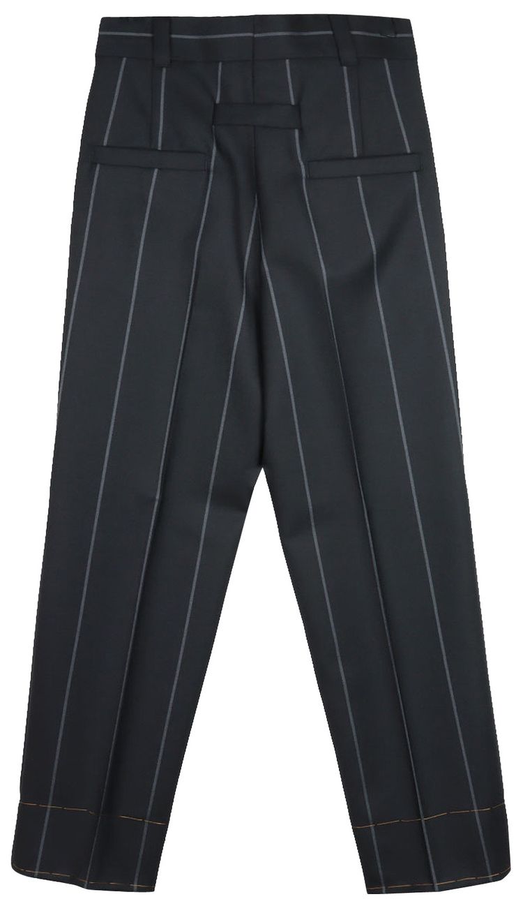 Fear of God Exclusively For Ermenegildo Zegna Double Pleat Trousers Black Anthracite Mablan