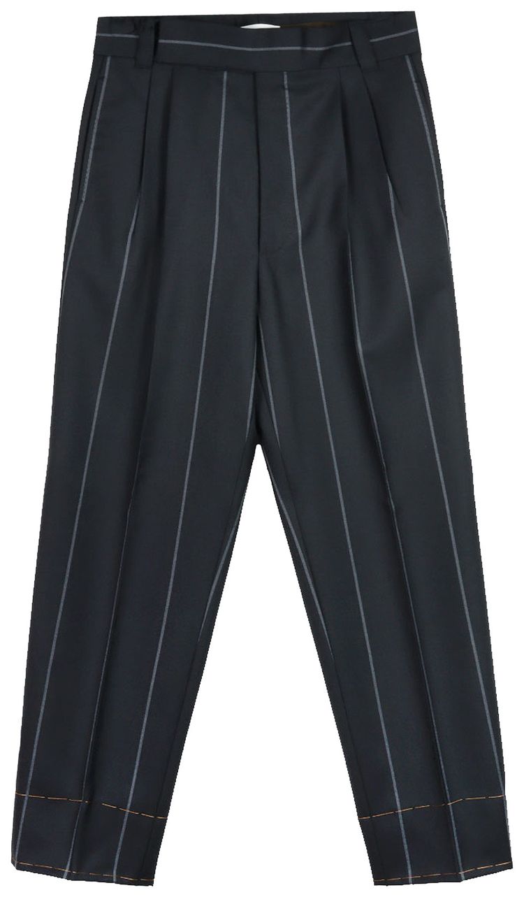 Fear of God Exclusively For Ermenegildo Zegna Double Pleat Trousers Black Anthracite Mablan
