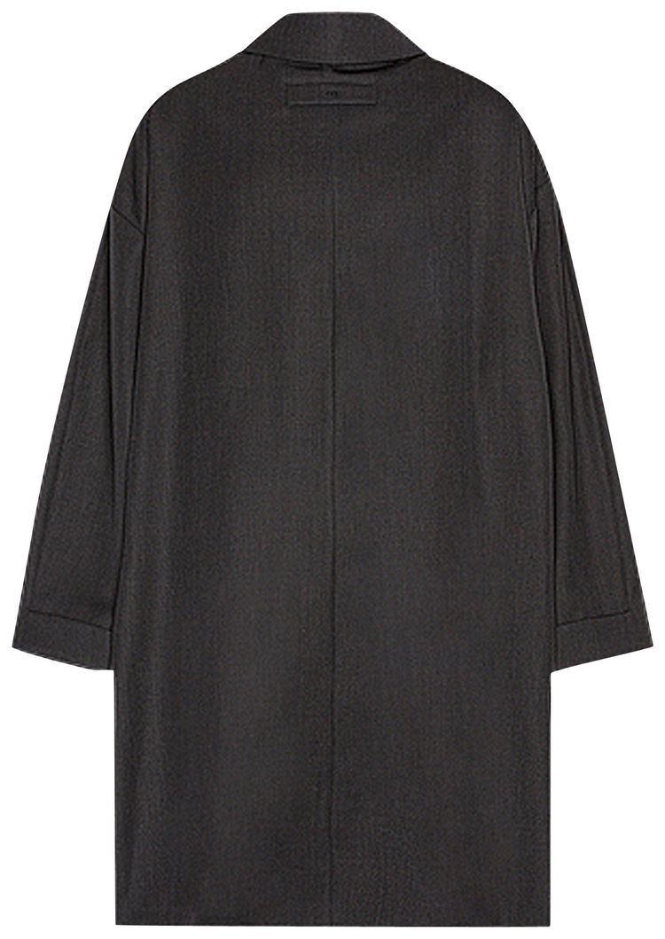 Fear of God Exclusively For Ermenegildo Zegna Wool Trench Coat Anthracite