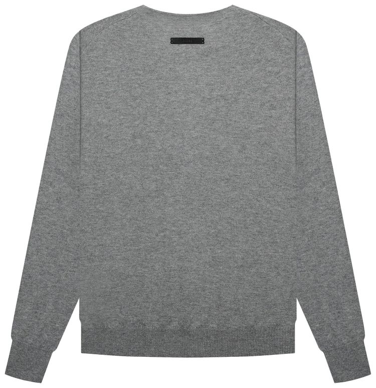 Fear of God Exclusively For Ermenegildo Zegna Wool Henley Satellite Grey