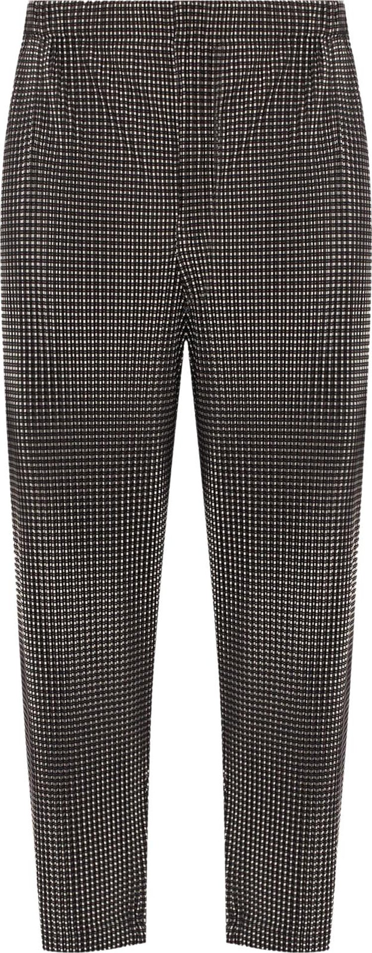 Homme Plissé Issey Miyake Pleated Pants 'Grey Check'